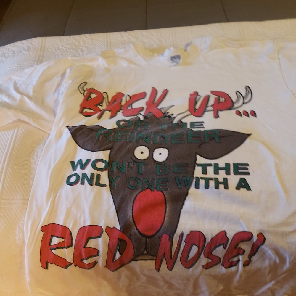 Vintage reindeer tee
